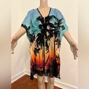 Beach Resort Sunset Coverup